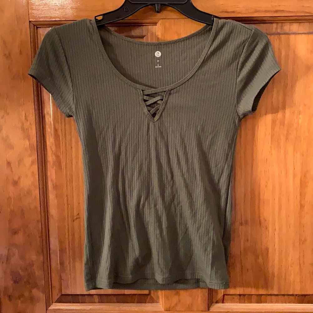 Green Short Sleeve Shirt